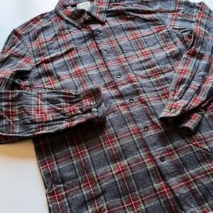 L.L. Bean Tradition Fit Soft Cotton Button Down Flannel Sz. M